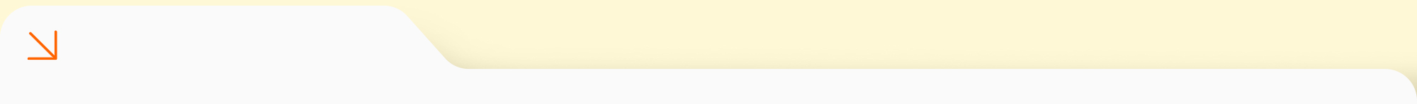 A minimalistic design featuring a light-colored background with an orange downward arrow.